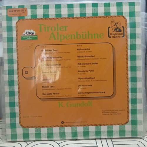 Tiroler Alpenbühne classical record used, poor condition