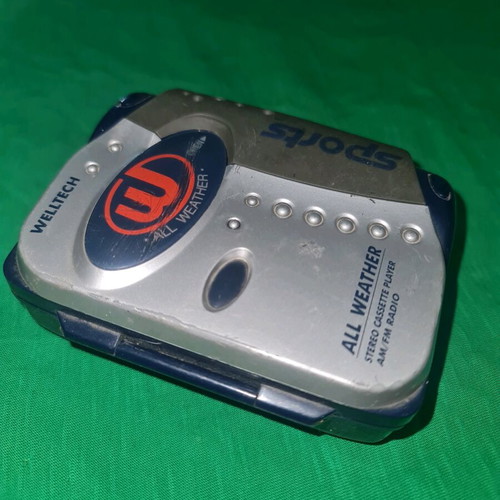 Walkman Welltech All Weather cassette player used, sturdy build