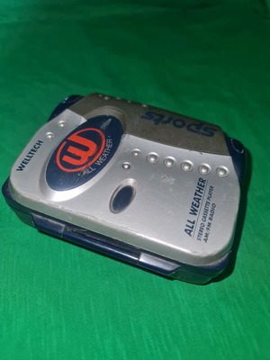 Walkman Welltech All Weather cassette player used, sturdy build