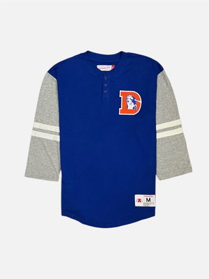 Mitchell & Ness Royal Denver 3/4 Men's Shirt like new