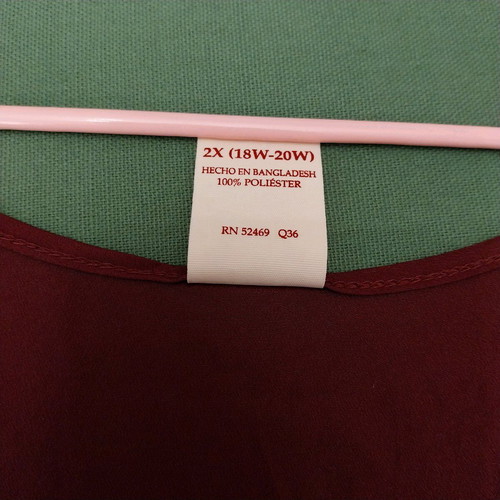 Faded Glory No 2X Purple Blouse like new, sleeveless plus size