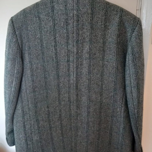 Wool jacket new size 56, black and gray
