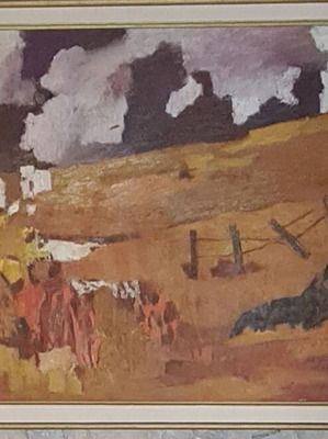 Συλλεκτικό έργο Απ. Τσιρογιάννης 92 ελαιογραφία σε καμβά σαν καινούργιο