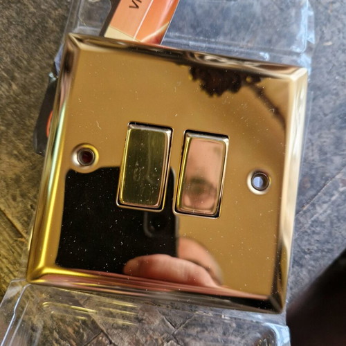 Wall Double Light Switch Victorian Replica like new