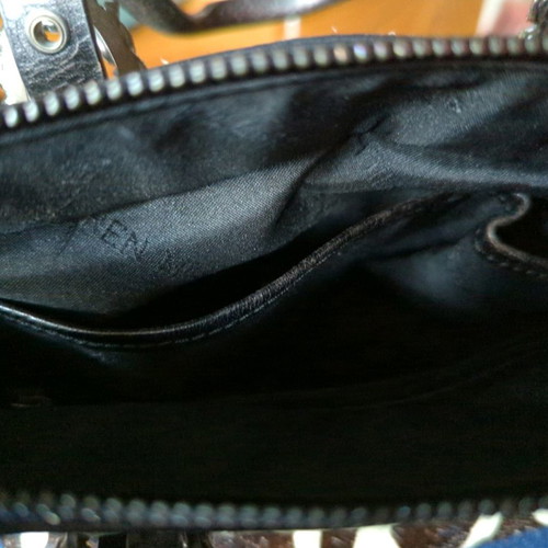 Pony Skin Karen Millen small handbag used with animal print