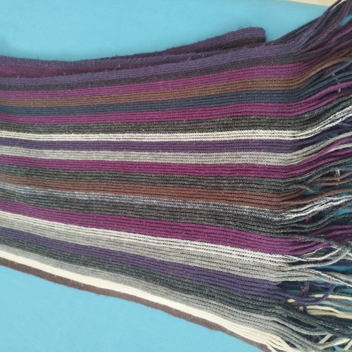 Blend men's knitted scarf new, multicolor, 2 meters