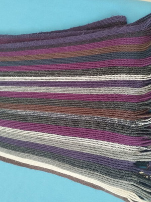 Blend men's knitted scarf new, multicolor, 2 meters