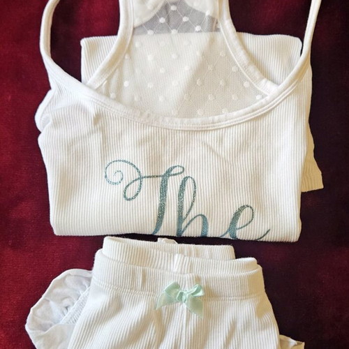 Babydoll Cotton Bridal Set Betsey Jonshon like new, small size
