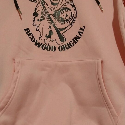 Sons of Anarchy pink hoodie like new without tags, size M