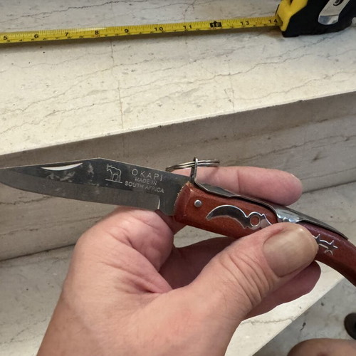 Okapi collectible folding knives, Germany and South Africa production