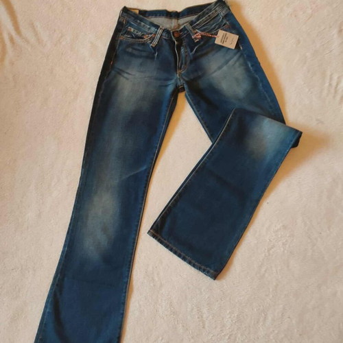 Pepe Jeans bootcut jeans low rise straight leg new blue size S