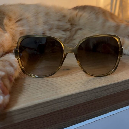 Giorgio Armani vintage sunglasses, brown and gold