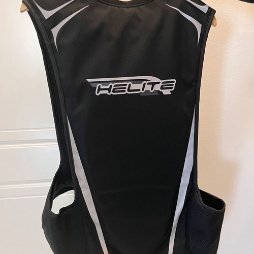 Helite Turtle 2.0 Airbag motorcycle vest size Large like new, black