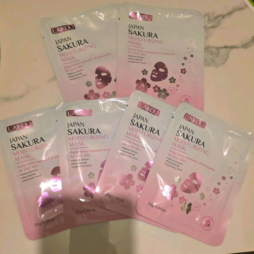 Korean face masks new, pack of 6 pieces