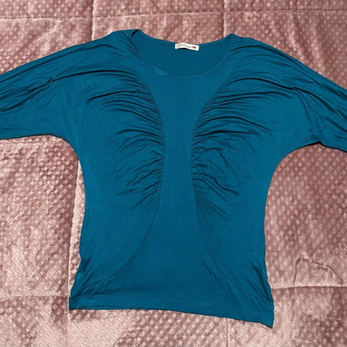 Pink Woman blouse blue size M like new