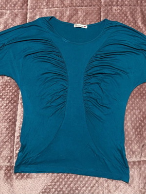 Pink Woman blouse blue size M like new
