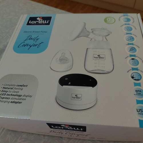 Lorelli Daily Comfort electric breast pump, pink, single