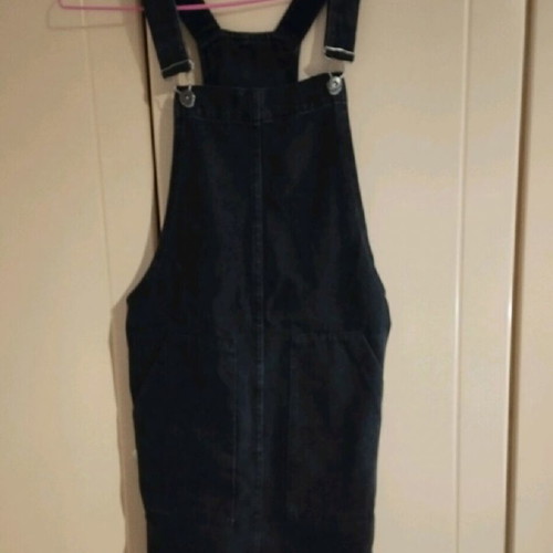 Women's salopette like new, extra small, black cotton