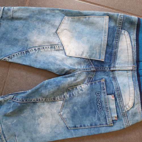 Desigual denim bermuda shorts new for 7-8 years old, blue