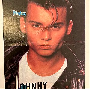 Johnny Depp - Snap Ένθετο Αφίσα από περιοδικό ΜΠΛΕΚ Σε καλή κατάσταση Τιμή 5 Ευρώ