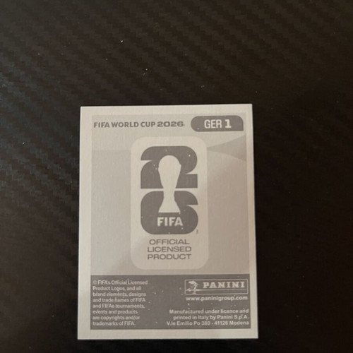 Panini FIFA World Cup 2026 GER 1 Team Sticker new