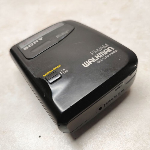 Sony Walkman WM-FX103 cassette player FM AM radio used, Mega Bass