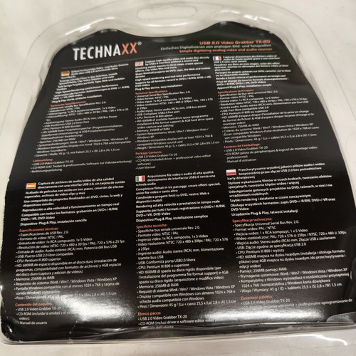 Video Grabber Technaxx TX-20 new, sealed