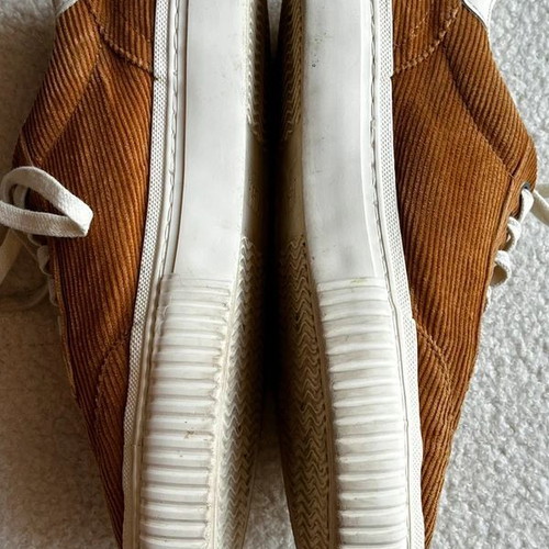 Zara brown corduroy sneakers, size 36