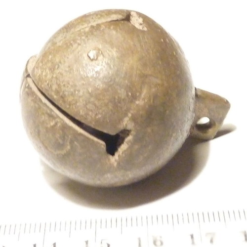 Antique Bronze Massive Bell from Horse Ammunition