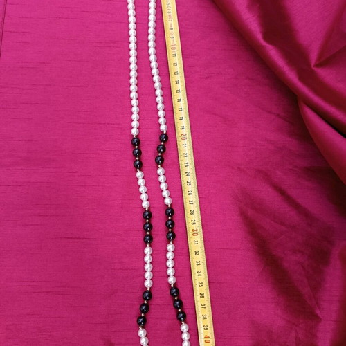 Pearl necklace used, long 86 cm