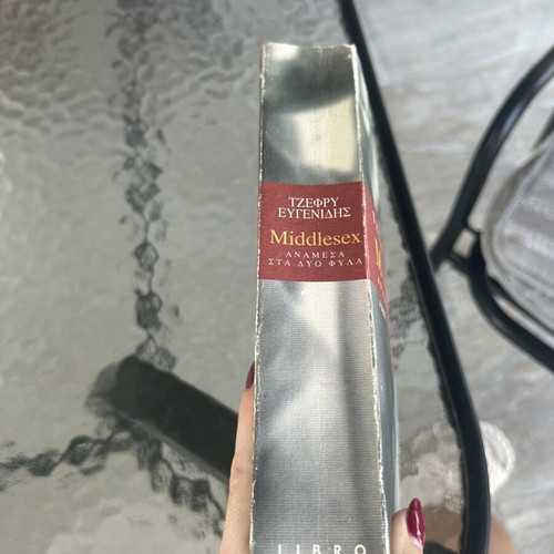 Middlesex by Jeffrey Eugenides used book in Greek
