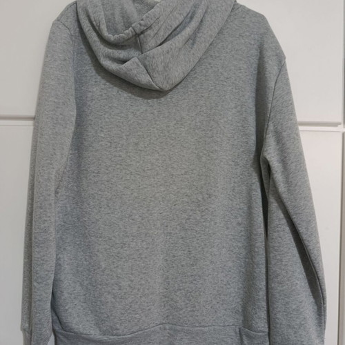 Shein women's grey hoodie with dragonfly print size S like new