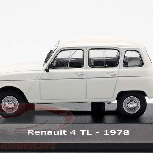 Renault 4TL-1978 toy car new, scale 1:43 from Hachette Unforgettable Cars series