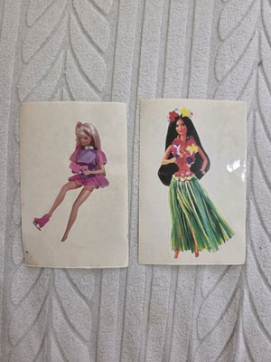 Barbie Panini stickers like new