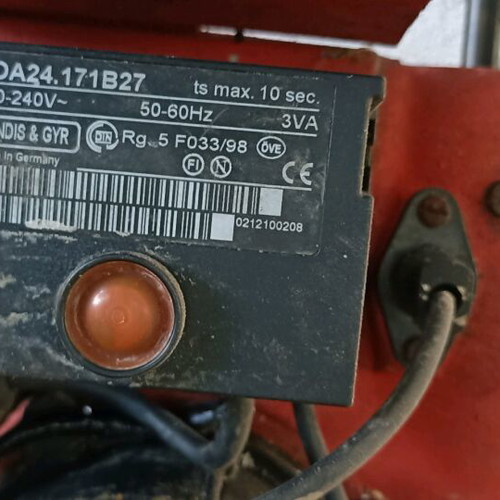 Oil burner used in excellent condition