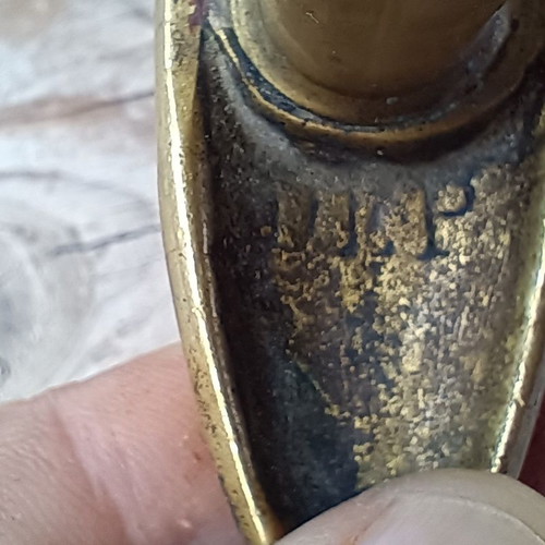 Art Nouveau Antique Door Handle Used, Brass Jugendstil