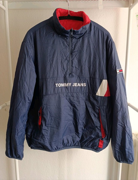 TOMMY JEANS, λεπτό μπουφάν , διπλής όψης , Μedium