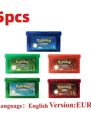 Συλλογή Pokemon GBA παιχνιδιών, 5 τίτλοι