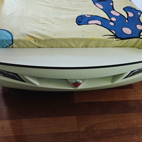 Cilek Car Children's Bed like new with coconut fiber mattress