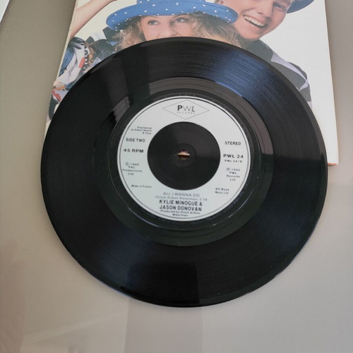 Jason and Kylie Especially For You 7" vinyl single used, pop