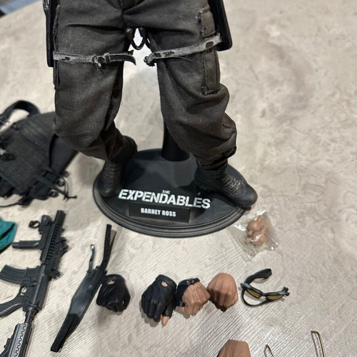 The Expendables Barney Ross figure used, 1/6 scale collectible