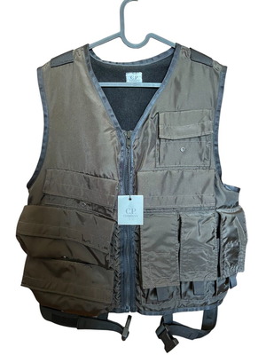 CP Company Solo Vest new, black and brown, 1999-2000