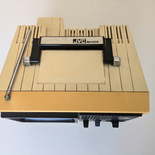 JVC NIVICO portable TV used, 5-inch screen, 1979
