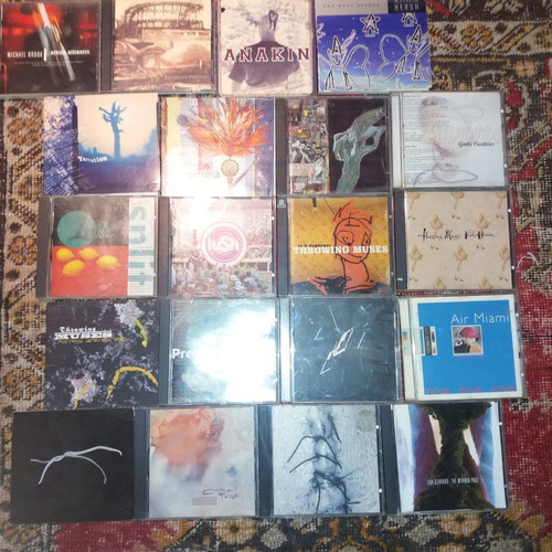 4AD CD collection used, 19 discs, rock