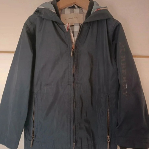 Burberry kids thin jacket 4Y 104cm dark blue, like new