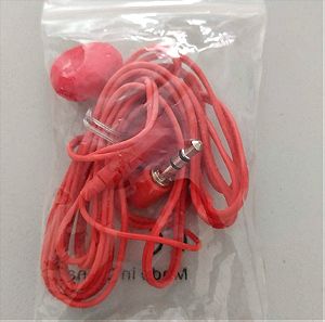 Ακουστικά κόκκινα Συνδεσιμότητα Jack