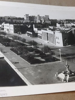 Vintage Rhodes postcard 1956 used with stamp