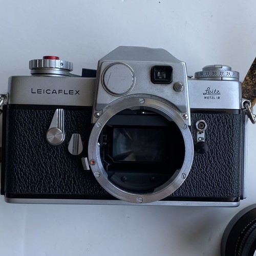 Leica Leicaflex camera with Summicron 50mm f2 lens used