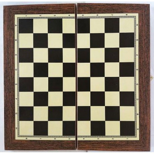 Wooden backgammon handmade Greek made new 48x25x6cm