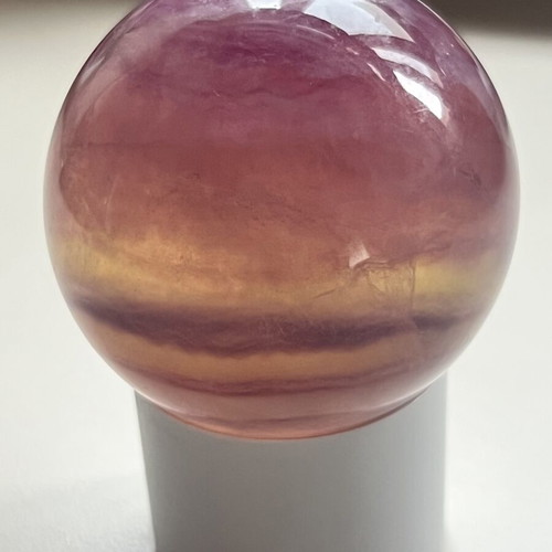 Rainbow Fluorite Crystal Sphere new, high quality 191gr
